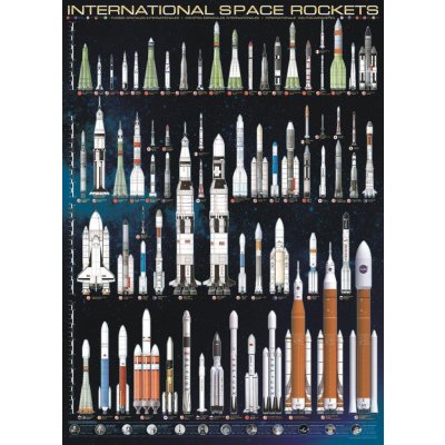 EuroGraphics Mezinárodní vesmírné rakety 1000 dílků