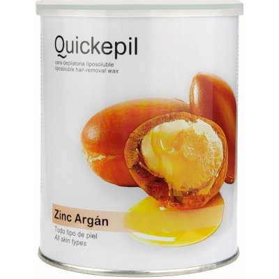 Quickepil Depilační vosk v plechovce zinek-argan 800 ml – Zboží Dáma