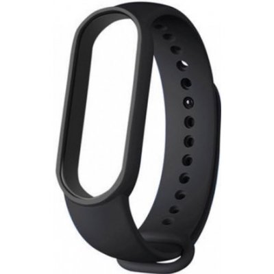 BStrap Silicone řemínek na Xiaomi Mi Band 5/6/7, black SXI011C01 – Zbozi.Blesk.cz