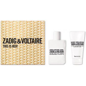 Zadig & Voltaire Zadig & Voltaire This is Her!, Set: Parfumovaná voda 50ml + Tělové mléko 50ml Pre ženy Parfumovaná voda