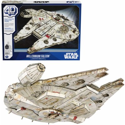 4D BUILD 3D Puzzle Star Wars: Milenium Falcon 223 ks – Sleviste.cz