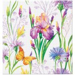 PAW Ubrousky TaT Softpoint Iris With Butterfly 38x40cm – Zboží Dáma