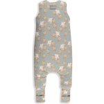 Sleepee spací pytel s nohavicemi Vintage Animals Sky Blue Cream – Zboží Dáma