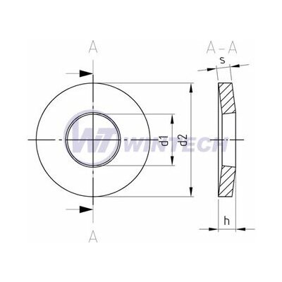 Podložka DIN 6796 M12/13 nerez A2 Balení: 1000 ks SLCFA1200AAO0 – Hledejceny.cz