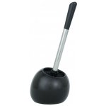 Wenko Polaris WC štětka, keramika, černá, 37x15x15cm – Zboží Mobilmania