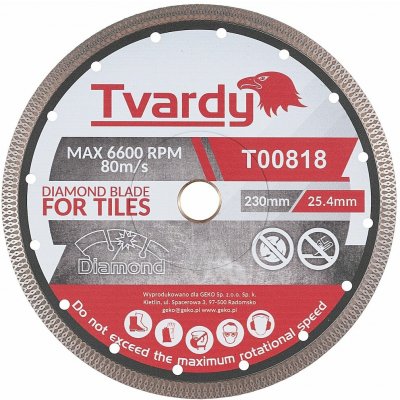 Tvardy Kotouč diamantový řezný 230 x 10 x 25,4 / 22,23 mm T00818 – Zboží Dáma