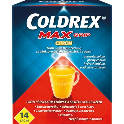 COLDREX MAXGRIP CITRON POR 1000MG/10MG/40MG POR PLV SOL SCC 14 I – Hledejceny.cz