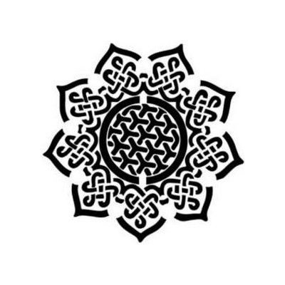 Artremiss Mandala plastová šablona 006 C 14,5x14,5cm – Zboží Dáma