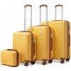 Cestovní kufr Konofactory sada Journey žlutá 20l, 35l, 65l, 100l