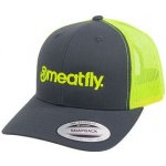 Meatfly MF Logo Trucker Charcoal/Neon Green Šedá – Hledejceny.cz