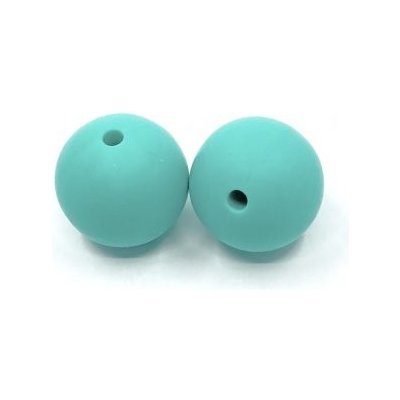 Silikonový korálek 12 mm tyrkysový – Sleviste.cz
