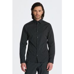 Gant košile slim formal pinstripe shirt černá