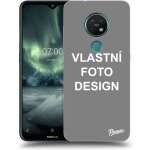 Pouzdro Picasee silikonové Nokia 7.2 - Vlastní design/motiv čiré – Zboží Mobilmania