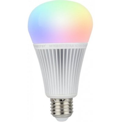 MiBOXER RF LED žárovka 9W E27 barevná RGB+CCT a bílá Dual-White Mi-Light – Zbozi.Blesk.cz