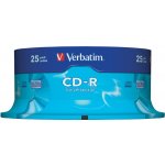 Verbatim CD-R 700MB 52x, AZO, spindle, 25ks (43432) – Zbozi.Blesk.cz