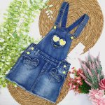 Pracify dívčí džínová sukně s laclem Srdíčka stylový denim – Zboží Dáma