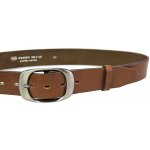 Penny Belts dámský kožený opasek 72NKS-48 hnědý – Zboží Dáma