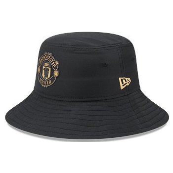 New Era Black Gold Bucket Hat Manchester United FC Black