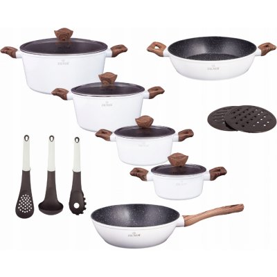 Zilner Sada nádobí s mramorovým povrchem 15 ks – Zboží Dáma