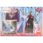 Dino Frozen/Ledové království II 3 x 55 dílků – Hledejceny.cz