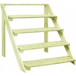 Nábytek XL Stojan na rostliny 80 x 80 x 80 cm impregnovaná borovice 49104 – Sleviste.cz