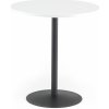 Jídelní stůl AJ Produkty Kavárenský stolek Astrid 700 mm, bílá/černá
