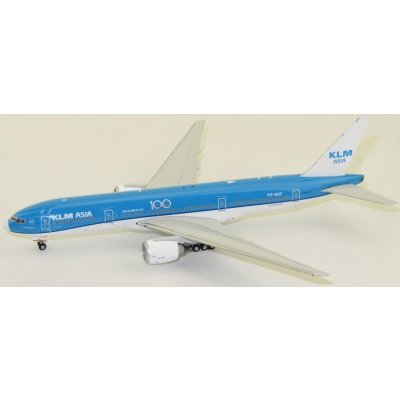 Phoenix Boeing B777-206ER dopravce KLM Royal Dutch Airlines KLM AsiaColors KLM 100 YearsLogo Named Ferrara City Nizozemí 1:400 – Hledejceny.cz