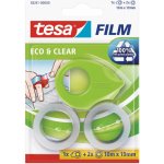 Tesa Mini odvíječ na prst s 2ks čiré pásky ECO&CLEAR zelený 10 m x 19 mm – Zboží Mobilmania