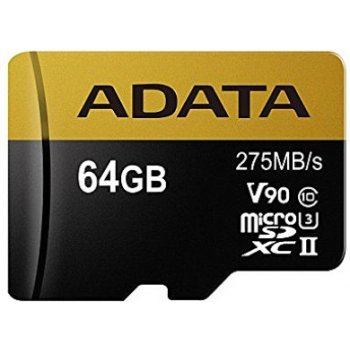 ADATA microSDXC 64 GB UHS-II U3 AUSDX64GUII3CL10-CA1