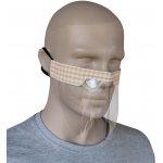 Izmael Plastové Ochranné Rouška Kostky/Oranžová 50 ks – Zboží Dáma