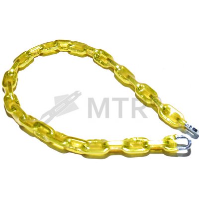 Řetěz zamykací (čtvercový profil) v PVC 10x1200mm pozinkovaný v PVC (1ks) – Zboží Mobilmania