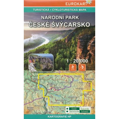 turistická a cyklomapa NP České Švýcarsko 1:20 t. – Zbozi.Blesk.cz