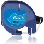 GIGAPRINT Kompatibilná páska pre DYMO 59426 LetraTag (S0721600) 12mm černý tisk/modrý podklad – Zboží Živě