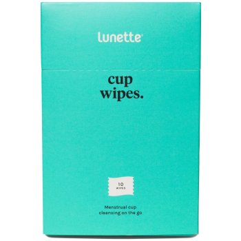 Lunette Cup Wipes vlhčené ubrousky na kalíšek 1+1