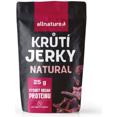Allnature Turkey Natural Jerky 25 g – Zboží Mobilmania