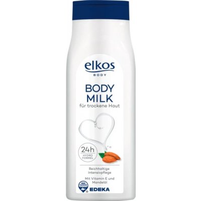 Elkos tělové mléko s mandlovým olejem a vitaminem E 500 ml – Zboží Mobilmania