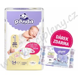 Recenze Bella Panda 1 newborn 2-5 kg 54ks - Heureka.cz