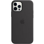 Apple iPhone 12 / 12 Pro Silicone Case with MagSafe Black MHL73ZM/A – Zboží Mobilmania