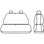 Autopotah Automega Volkswagen T5 a T6, 3 místa, 2003 (T6 2015), Dynamic žakar tmavý – Zbozi.Blesk.cz