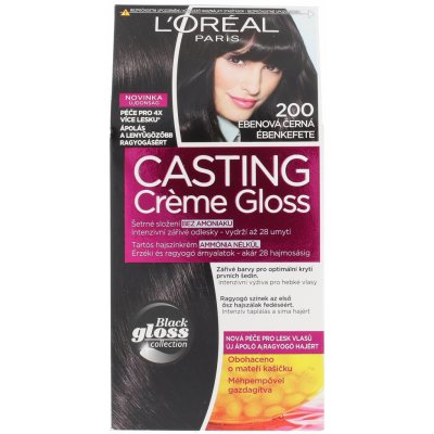 L'Oréal Casting Creme Gloss 200 ebenová černá 48 ml – Zboží Mobilmania