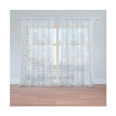 Sablio Záclony Zvonkohra: 2ks 150x250cm – Hledejceny.cz