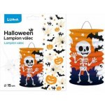 Lampion 15cm válec HALLOWEEN kostlivec LUMA – Zboží Mobilmania