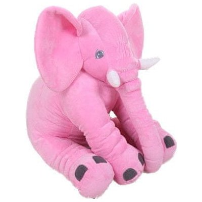 Daklos Velký šedý slon růžový 40 cm