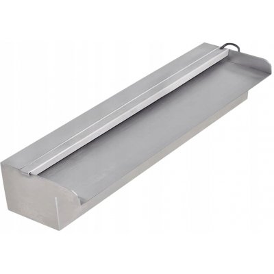 zahrada-XL Obdélníková bazénová fontána s LED nerezová ocel 45 cm – Zboží Dáma