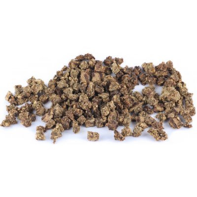 Krmiva Hulín Zvěřinové kostky sušené maso pro psy cca 10 mm 500 g – Zboží Mobilmania