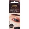 Přípravky na obočí Delia Cosmetics Eyebrow Expert pomáda pro úpravu obočí tmavě hnědá 4 ml