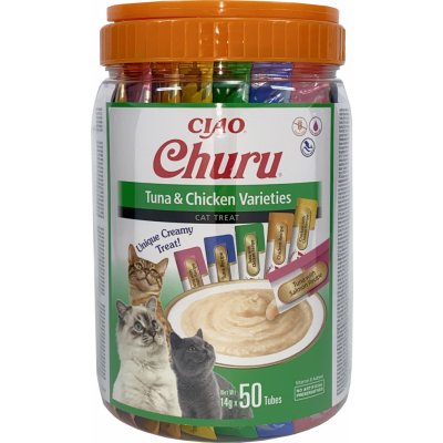 Churu Cat Diet Purée Tuna & Chicken 50 x 14 g – Hledejceny.cz