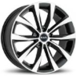MAK wolf 7,5x18 5x100 ET49 gloss black polished – Hledejceny.cz