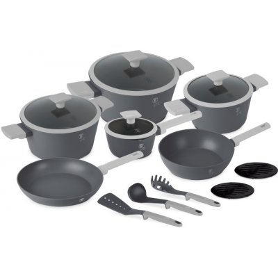 BERLINGERHAUS Sada nádobí s titanovým povrchem 15 ks Aspen Collection BH-8245 – Zboží Mobilmania