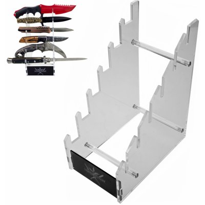 CHZ Velký akrylový stojan "BLADE ARSENAL" až na 6 nožů! – Zboží Dáma